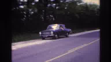France (1967): Person Is Stopped On The Side Of A Highway Possibly Broken Down