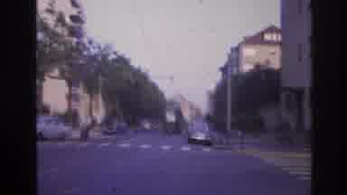 France (1967): Cars Bus Bicycle Tramway People Street City Castle Country Grass