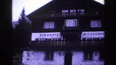 France (1967): Architecture Of German Hotel Set Amidst Mountain Scenery On