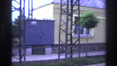 France (1967): Black Sedan Moving Away From The Camera Frame Electrical Apparatus