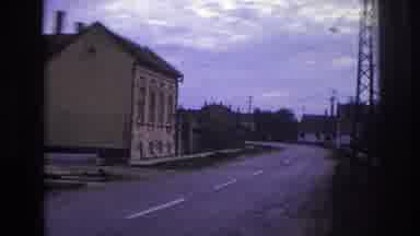 France (1967): Road Crosses A Town