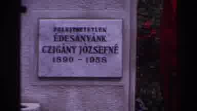 France (1967): Memorial Marker For Czigany Jozsefne 1890 1958 With Man In Red