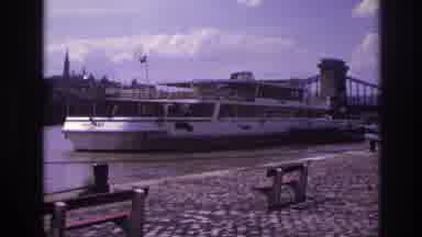 France (1967): Boat Or Cruise Ship Halted In Water