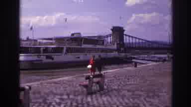 France (1967): Two Women Talking And Strolling By A Boat In The Water