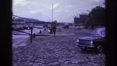France (1967): Couple Walking On A Sandy Beach On A Nice Day Hand In Hand