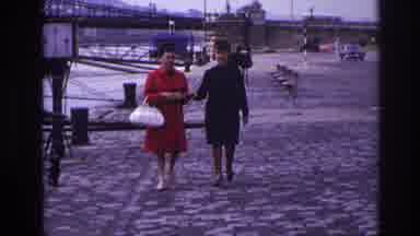 France (1967): Two Women Are Walking And Talking Near A Army Base
