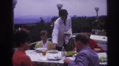 France (1967): People Eating At A Restaurant