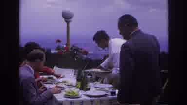 France (1967): First Anniversary Dinner At Attalos Rooftop Restaurant In Athens