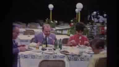 France (1967): Rich People Enjoying A Formal Dinner