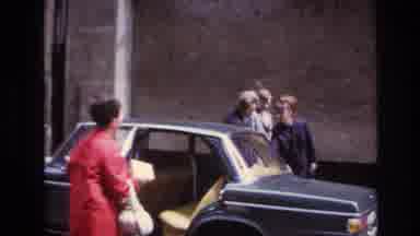 France (1967): Four Women Talking And Starting To Get Into Their Car