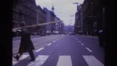 France (1967): Footage Of City Streets, Pedestrians, Vehicles And Businesses