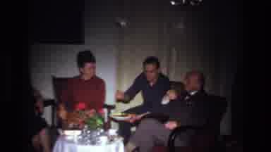 France (1967): Family Party, Grandma, Grandpa, 2 Women, And A Man, Sitting Around