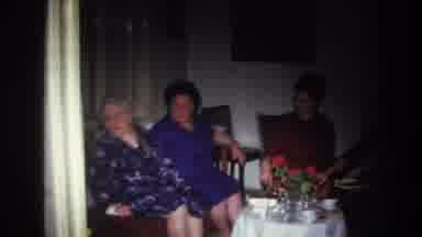 France (1967): Ladies Sitting In A Living Room In Old Looking Footage Talking
