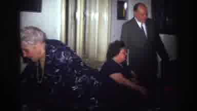 France (1967): Hosting Elderly Folks Serving Food To Elderly Men In The Home