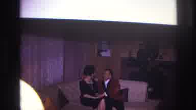 Ottawa Canada (1967): Man And Woman Sitting On A Couch As The Man Hugs And Kisses