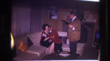 Ottawa Canada (1967): People Hugging Each Other And Hanging Out Inside House Near