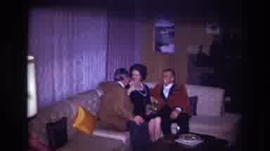 Ottawa Canada (1967): Two Men And One Woman In A Living Room Kissing Each Other