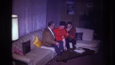 Ottawa Canada (1967): Two Men And A Woman Enjoy Each Others Company While Sitting