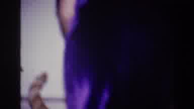 Ottawa Canada (1967): Woman In A Purple Dress Dancing With A Cat