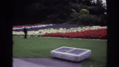 Ottawa Canada (1967): Someone Recording A Flower Garden Possibly A Memorial