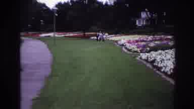 Ottawa Canada (1967): Group Of People Walking In The Flower Garden