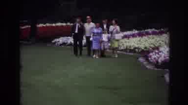 Ottawa Canada (1967): Dressed Up Family From The Past Arrives At Garden Party