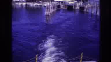 Ottawa Canada (1967): Water Scene, Leaving A Docking For A Ferry, Piers, Water