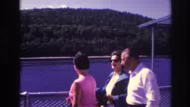Ottawa Canada (1967): Weman, Man, River, Breeze, Mountain, Photo Taking, Blue Sky,