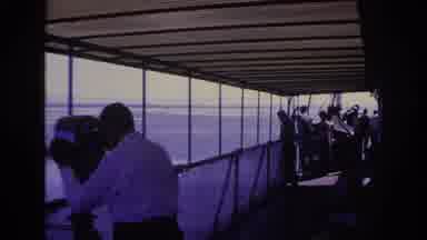 Ottawa Canada (1967): Old Dark Shadow Female Camera Male Ledge Boat People Crowd