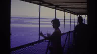 Ottawa Canada (1967): Woman On A Boat Watches The View In Old Footage