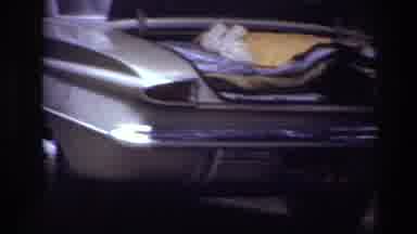 Ottawa Canada (1967): Vintage Car With Open Trunk On Side Of Road With Shaky