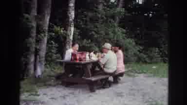 Ottawa Canada (1967): Two Man And A Woman Eating In A Dining Area Located In The
