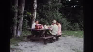 Ottawa Canada (1967): Beautiful Family Meal In The Woods But Also A Time In The