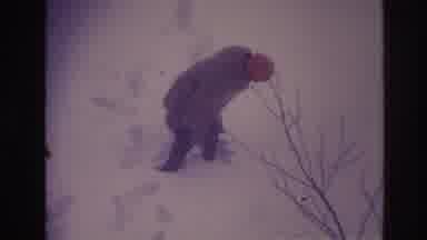 Ottawa Canada (1967): Look At Grandma Playing In The Snow And Waving Hello