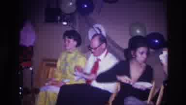 Ottawa Canada (1967): People Eating Without A Table At A Birthday Party