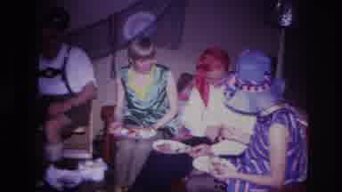 Ottawa Canada (1967): Halloween Party Film Pirate Laughing And Eating German