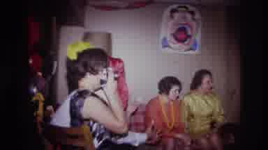 Ottawa Canada (1967): An Excited Mother Takes Pictures At Her Child's Birthday