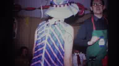 Ottawa Canada (1967): Man In Apron Dances With Women In A Striped Dress At A Party