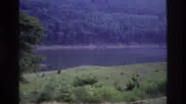 Ottawa Canada (1967): Portion Of Lake With Wooded Areas Around And Three People