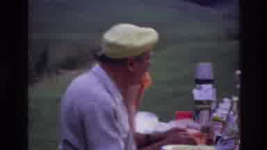 Ottawa Canada (1967): People Talking And Eating A Midday Meal At A Picnic Table
