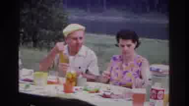 Ottawa Canada (1967): A Couple Having A Picnic Crack Open A Fresh Bottle Of Wine