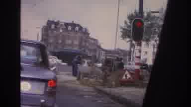 Paris France (1967): Traffic Shots And A Man Strolls Into An Empty Street