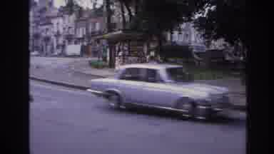 Paris France (1967): City Life Man Waiting For Cars To Cross The Street Women