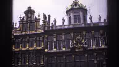 Paris France (1967): Very Big And Extravagant Building With Statues On The Roof