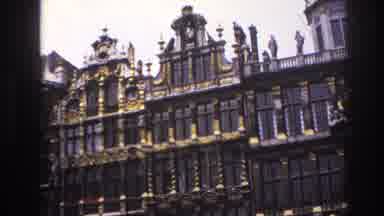 Paris France (1967): Big Beautiful Gold Trim Custom Modern British Style Castle
