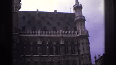 Paris France (1967): The Roof And Sides Of A Massive Medieval Style Cathedral
