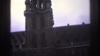 Paris France (1967): A Very Tall Cathedral Architectural Building Among The City