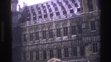 Paris France (1967): Old Building Like A Cathedral With Construction Scaffolding