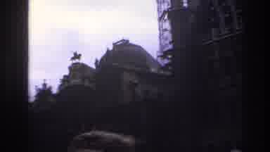 Paris France (1967): Overexposed Video Of The Tops Of European Buildings, One With