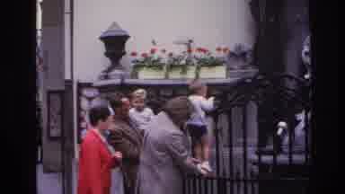 Paris France (1967): Group Of People Watching Sculpture Near The Gate